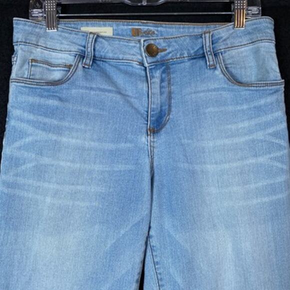 Kut From The Kloth Womens Jeans Blue Denim Reese Straight Ankle Stretch 8 - Picture 2 of 12